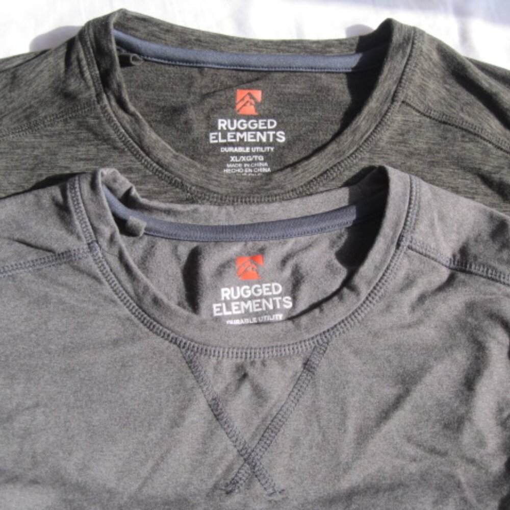 Rugged Elements Men 2-Pack Sueded Long Sleeve Cre… - image 3